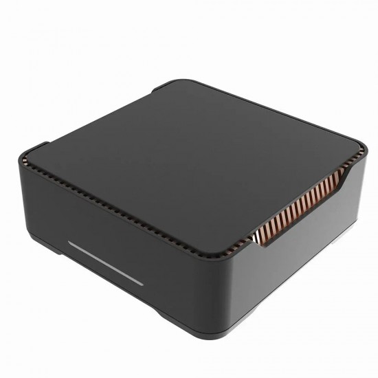 AK3V Mini PC Intel Celeron J3455 6GB RAM 128GB SSD Intel HD Graphics 500 Quad Core Dual HDMI Plus VGA Three Screen Output 4K WiFi