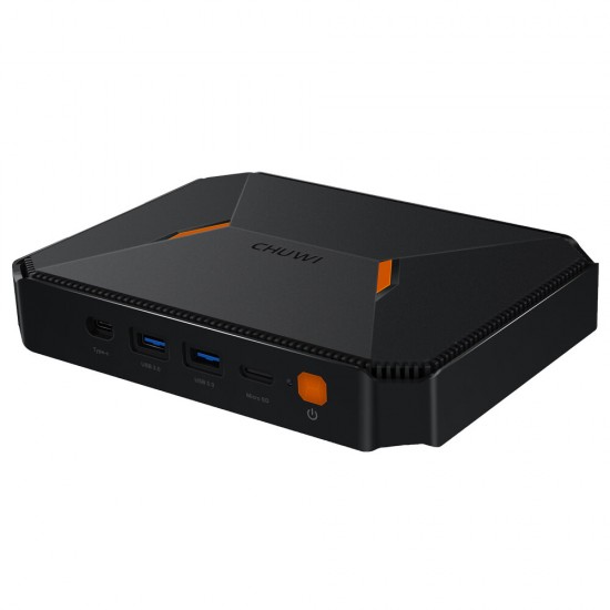 Herobox Intel Lake N4100 8G DDR4 RAM 256G SSD Mini PC Intel UHD Graphics 600 9Gen 1.1GHz to 2.4GHz 4K TF Card Slot SATA Upgrade 2.4G/5G WiFi BT4.0 HD2.0 Type C