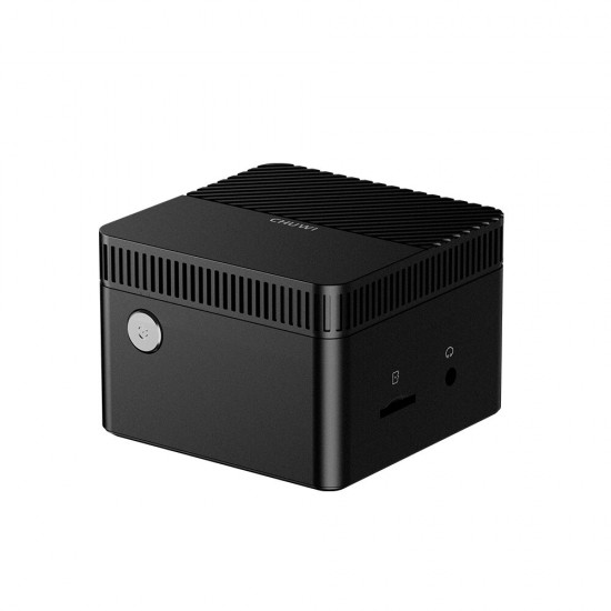 LarkBox Mini PC Intel Celeron J4115 6GB LPDDR4 128G eMMC Desktop PC Quad Core 1.80GHz to 2.50GHz Intel UHD Graphics 600 BT5.1 Win10/Linux