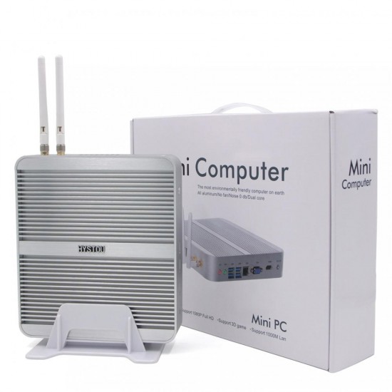 FMP03B Mini PC i5 7260U 4GB+64GB/4GB+128GB Dual Cores Win10 DDR4 Intel HD Graphics 640 3.4GHz Fanless Mini Desktop PC SATA mSATA MIC VGA HDMI 300M WIFI FMP03B Mini PC i5 7260U 4GB+64GB/4GB+128GB Dual Cores Win10 DDR4 Intel HD Graphics 640 3.4GHz Fanless Mini Desktop PC SATA mSATA MIC VGA HDMI 300M WIFI