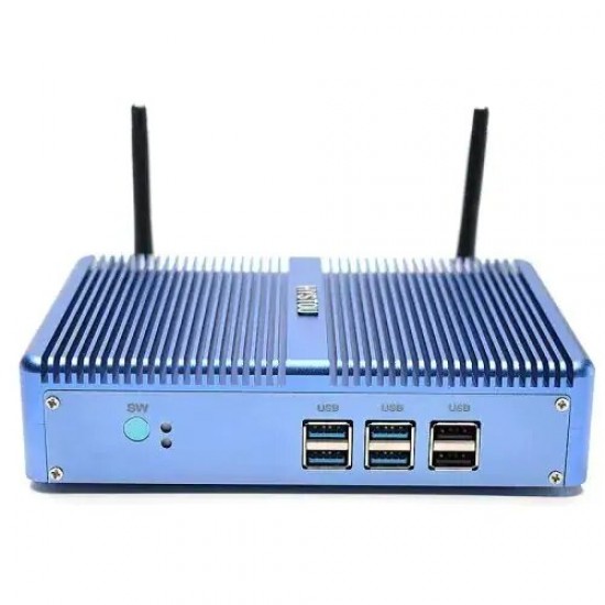 H2 Mini PC I3-7100U 8GB+256GB Intel HD Graphics 620 Gigabit LAN and 2.4GHz WiFi