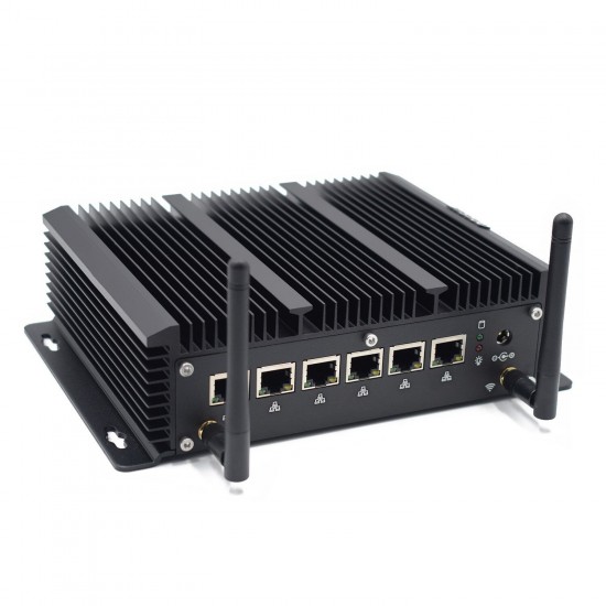 P09 Mini PC Intel Core i3 7167u 8GB DDR3 128GB/256GB SSD Dual Core 2.8GHz 6 LAN Pfsense AES-NI