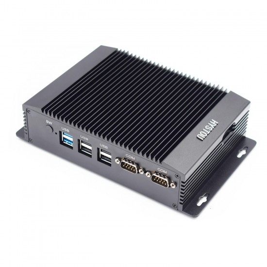 P14 Mini PC Intel Celeron J1900 8GB+128GB/8GB+256GB Win10 DDR3 Intel HD Graphics 2.42GHz Dual LAN 2*RS232 SATA mSATA VGA HDMI 4K