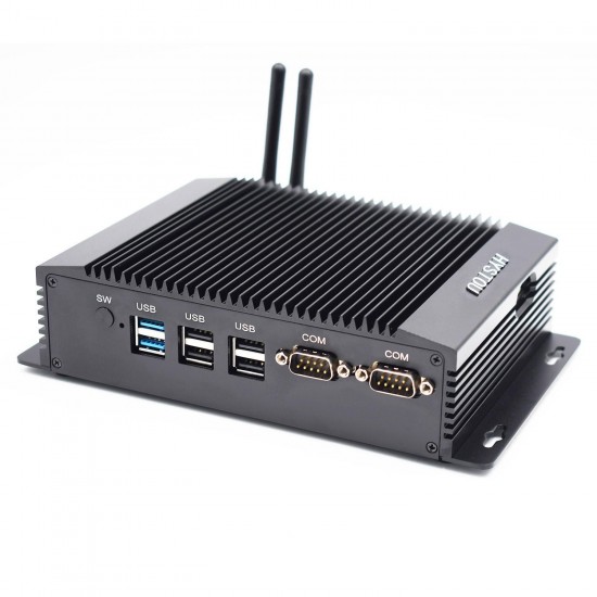 P14 Mini PC Intel Celeron J1900 8GB+128GB/8GB+256GB Win10 DDR3 Intel HD Graphics 2.42GHz Dual LAN 2*RS232 SATA mSATA VGA HDMI 4K