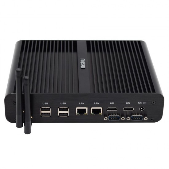 Mini PC Intel Core i3-5005U Barebone Intel HD graphics 5500 Dual Core 2.0GHz Windows 7/8/10 Linux HDMI WiFi Fanless PC