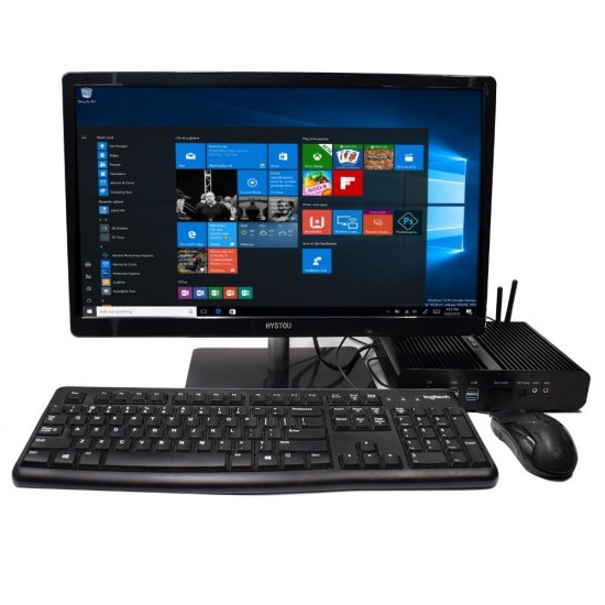 Mini PC Intel Core i5-5200U Barebone Intel HD graphics 5500 Quad Core 2.2GHz Windows 7/8/10 Linux HDMI WiFi Fanless PC