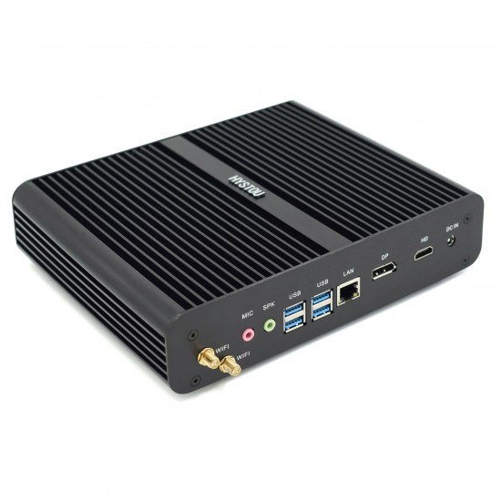 Mini PC P05B-i7-8565u Barebone Intel HD graphics 620 Quad Core 1.8GHz Windows 7/8/10 Linux HDMI WiFi Fanless PC