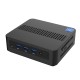 GD41 Mini PC Intel Celeron N4120 8GB DDR4 128GB M.2 2242 PCIe SSD Desktop PC Quad Core 1.1GHz to 2.6GHz Intel UHD Graphics 600 HDMI TF Card Solt BT5.0 Windows 10 Home