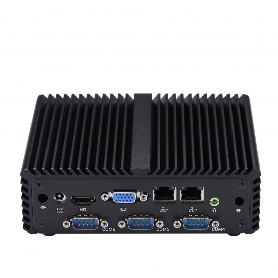 Mini Desktop PC Intel Celeron J1900 4GB RAM 64GB SSD with 4COM Quad Core 2GHz to 2.41GHz Intel HD Graphics HDMI VGA Win7/8/10/Linux