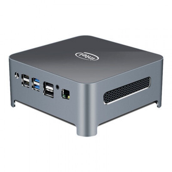 Mini PC I7-8850H Barebone Hex Core 2.6GHz to 4.3GHz M.2 NVME SATA Slot DP HDMI Type-C with Fan