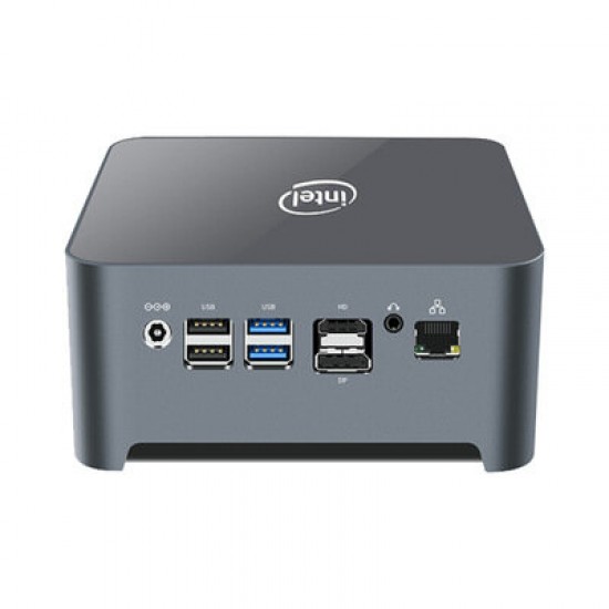 Mini PC I7-8850H Barebone Hex Core 2.6GHz to 4.3GHz M.2 NVME SATA Slot DP HDMI Type-C with Fan