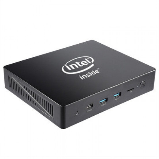 Mini PC Intel Celeron J3455 4GB DDR3L 64GB SSD 1.5GHz to 2.3GHz TF Card Slot VGA HDMI USB3.0