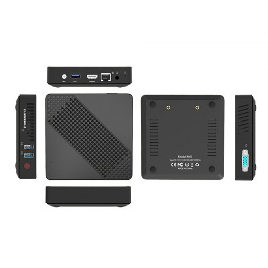 Mini PC N40 Intel Celeron N4000 4GB DDR4 64GB eMMC Dual Core 1.1GHz to 2.6GHz M.2 NGFF 2242 SSD HDMI2.0 VGA Mini PC N40 Intel Celeron N4000 4GB DDR4 64GB eMMC Dual Core 1.1GHz to 2.6GHz M.2 NGFF 2242 SSD HDMI2.0 VGA