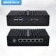 Mini Pc Intel Core I7-7500U 4GB DDR4+64GB SSD 8GB+128GB 6 Gigabit Ethernet Machine Micro Industrial Q575G6 Multi-Network Port