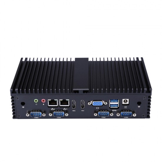 Mini Pc Intel I3-6100U 2.3GHz Dual Core 4GB DDR4 128GB SSD 6 Gigabit Ethernet Machine Micro Industrial Q530X Multi-Network Port