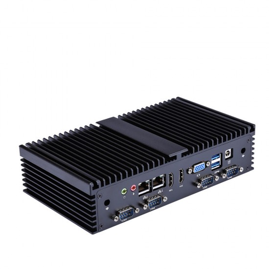 Mini Pc Intel I3-6100U 2.3GHz Dual Core 4GB DDR4 128GB SSD 6 Gigabit Ethernet Machine Micro Industrial Q530X Multi-Network Port