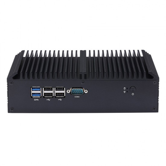 Mini Pc Intel I7-6500U 2.5GHz Dual Core 8GB DDR4 128GB SSD 6 COM Machine Micro Industrial Q570X Multi-Network Port