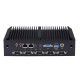 Mini Pc Intel I7-6500U 2.5GHz Dual Core 8GB DDR4 128GB SSD 6 COM Machine Micro Industrial Q570X Multi-Network Port