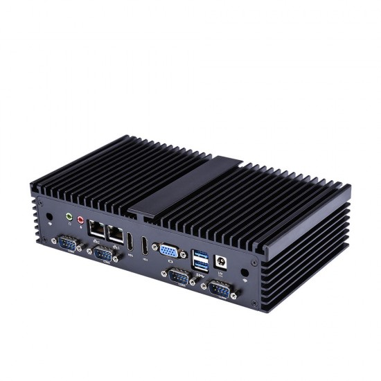 Mini Pc Intel I7-6500U 2.5GHz Dual Core 8GB DDR4 256GB SSD 6 Gigabit Ethernet Machine Micro Industrial Q570X Multi-Network Port