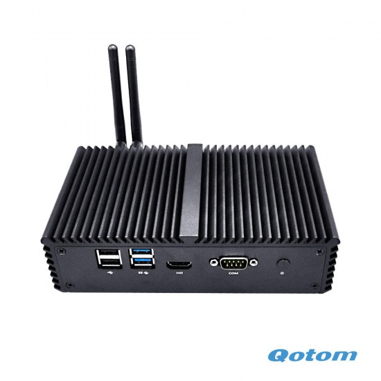 Q330G4 4 Lan Mini PC Intel Core i3-4005U 4GB RAM 64GB/128GB SSD Dual Core 1.7 GHz Intel HD Graphics 4400 Firewall Mini Computer Linux TV Box HDMI