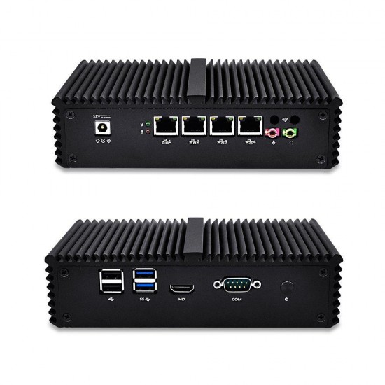 Q330G4 4 Lan Mini PC Intel Core i3-4005U 4GB RAM 64GB/128GB SSD Dual Core 1.7 GHz Intel HD Graphics 4400 Firewall Mini Computer Linux TV Box HDMI Q330G4 4 Lan Mini PC Intel Core i3-4005U 4GB RAM 64GB/128GB SSD Dual Core 1.7 GHz Intel HD Graphics 4400 Firewall Mini Computer Linux TV Box HDMI