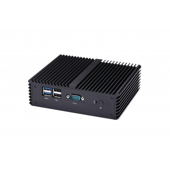 Q160P Intel Celeron N3160 4G RAM 64G/128G SSD Fanless Mini PC Quad Core 1.6GHz to 2.24GHz Intel HD Graphics HDMI USB3.0 Win 7/8/10/Linux