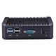 Q160S Intel Celeron N3160 8GB RAM 128GB/256GB SSD Fanless Mini PC Quad Core 1.6GHz to 2.24GHz Intel HD Graphics HDMI USB3.0 Win 7/8/10/Linux