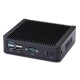 Q160S Intel Celeron N3160 Barebone Fanless Mini PC Quad Core 1.6GHz to 2.24GHz Intel HD Graphics HDMI USB3.0 Win 7/8/10/Linux