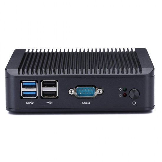 Q160S Intel Celeron N3160 Barebone Fanless Mini PC Quad Core 1.6GHz to 2.24GHz Intel HD Graphics HDMI USB3.0 Win 7/8/10/Linux