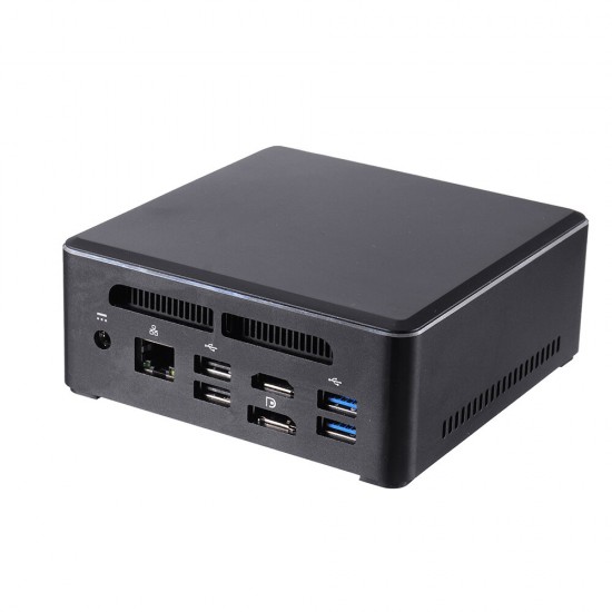 MN25 Mini PC AMD Ryzen 5 2500U 8GB DDR4 256GB NVME SSD Radeon Vega 8 Graphics 2.0GHz to 3.6GHz DP HD 4K Dual WiFi