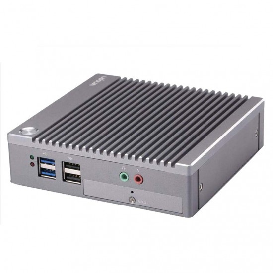 Mini PC Fanless Intel Celeron N2940 4G DDR3 64G/128G mSATA Quad Core Mini Computer Windows 10 Pro 2 LAN Router