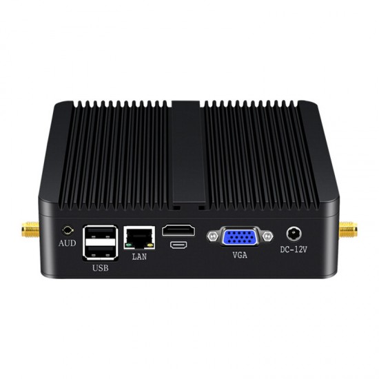 XCY X30 Mini PC Computer Intel Celeron 2955U Barebone Quad Core Win 10 Desktops Office HTPC VGA HDMI WIFI Gigabit LAN 5xUSB