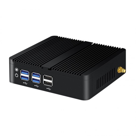 XCY X30 Mini PC Computer Intel Celeron 2955U Barebone Quad Core Win 10 Desktops Office HTPC VGA HDMI WIFI Gigabit LAN 5xUSB