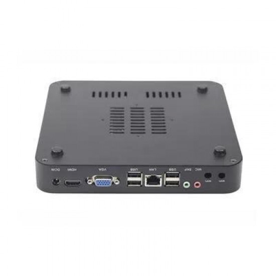 XYC Mini PC Intel Celeron J1900 Barebone 2.0GHz to 2.42GHz Intel HD Graphics Z3700 Fanless Mini Desktop PC HDMI VGA WiFi Nettop HTPC