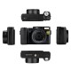 CD-RW WIFI 24MP 2.7K HD 4X Zoom Anti-Shake 3.0 Inch TFT Screen Digital Camera with 52mm Lens Adapter