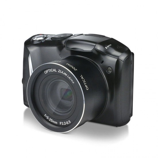 CDR6 24MP 20X Zoom 720P HD 3.5 Inch Screen F3.2-6.5 Lens Mirrorless Digital Camera Night Version