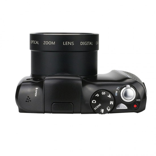 CDR6 24MP 20X Zoom 720P HD 3.5 Inch Screen F3.2-6.5 Lens Mirrorless Digital Camera Night Version