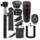 10 in 1 Smartphone Camera Lens Cell with Clip Universal Optical Telescope Kit Mobile Zoom 10 in 1 Smartphone Camera Lens Cell with Clip Universal Optical Telescope Kit Mobile Zoom
