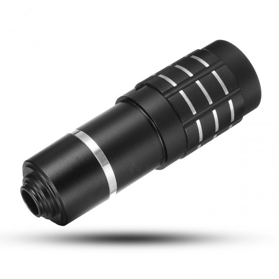 12X Telescope Lens with Mini Desktop Portable Tripod Phone Clip