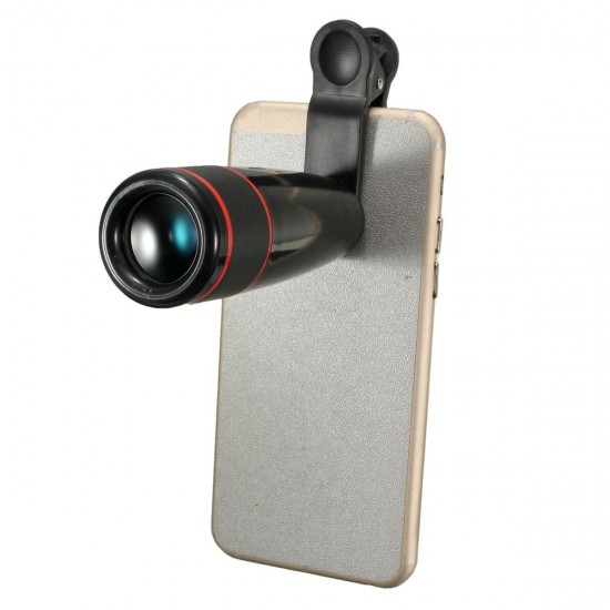 12X Zoom Clip-on Phone Telescope Telephoto Camera Lens for iPhone Samsung HTC Smartphone 12X Zoom Clip-on Phone Telescope Telephoto Camera Lens for iPhone Samsung HTC Smartphone