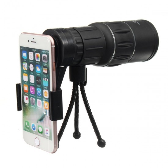 16X Magnification 16x52 Telescope Telephoto Lens with Tripod for Mobile Phone Smartphone Photography 16X Magnification 16x52 Telescope Telephoto Lens with Tripod for Mobile Phone Smartphone Photography
