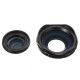2 in 1 Clip-on Cellphone Camera Lens kit Professional 0.6X HD Wide Angle Lens and 12X Macro Lens for Most Smartphones