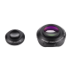 2 in 1 Clip-on Cellphone Camera Lens kit Professional 0.6X HD Wide Angle Lens and 12X Macro Lens for Most Smartphones