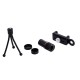 4 in 1 Smartphone Camera Fisheye Universal 9X Telephoto Lens Optical with Tripod for Iphone 4 in 1 Smartphone Camera Fisheye Universal 9X Telephoto Lens Optical with Tripod for Iphone