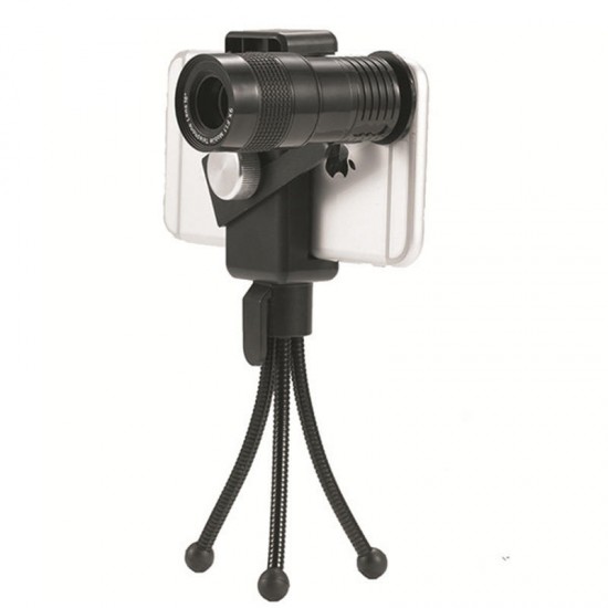 4 in 1 Smartphone Camera Fisheye Universal 9X Telephoto Lens Optical with Tripod for Iphone 4 in 1 Smartphone Camera Fisheye Universal 9X Telephoto Lens Optical with Tripod for Iphone