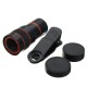 8X Zoom Black Phone Telescope Telephoto Lens with Clip for iPhone Samsung