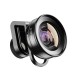 HD52IN1 120° Wide Angle 10X Macro Lens 2 in 1 Camera Lens for Mobile Phone Tablet Photography