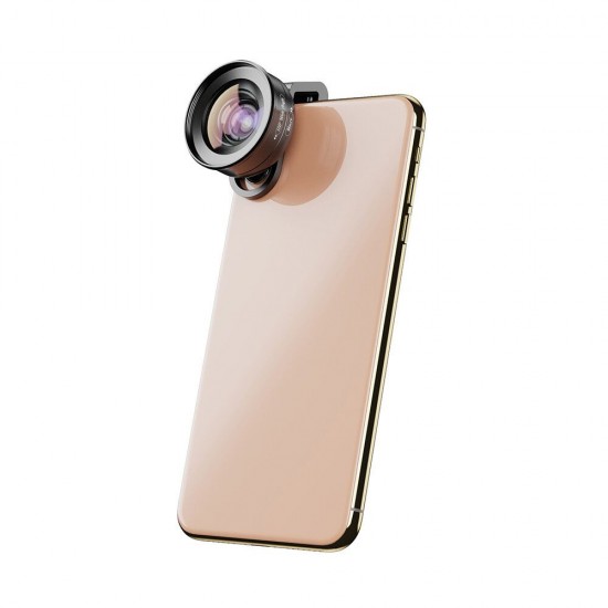 HD52IN1 120° Wide Angle 10X Macro Lens 2 in 1 Camera Lens for Mobile Phone Tablet Photography