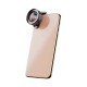 HD52IN1 120° Wide Angle 10X Macro Lens 2 in 1 Camera Lens for Mobile Phone Tablet Photography