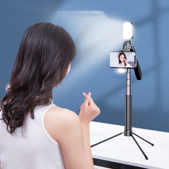 Aluminum Alloy All-in-one Selfie Stick Tripod Phone Video Live Stabilizer Anti-shake Handheld Gimbal For iPhone XS 11Pro Mi 10 Aluminum Alloy All-in-one Selfie Stick Tripod Phone Video Live Stabilizer Anti-shake Handheld Gimbal For iPhone XS 11Pro Mi 10